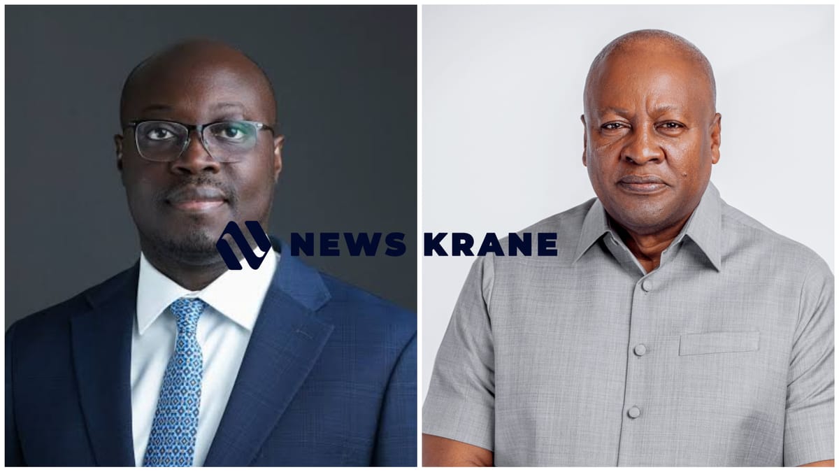 "We will strive to make you the greatest President Ghana has ever had." - Ato Forson tells Mahama