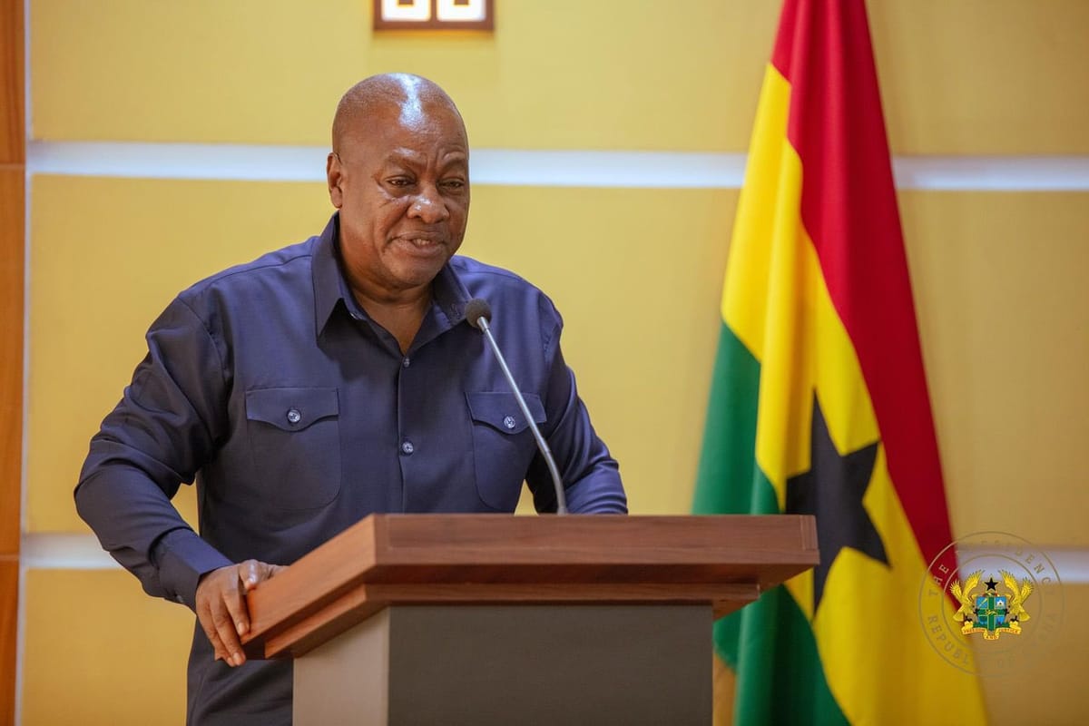 President Mahama Directs Team to Seize Excavators Instead of Burning Them