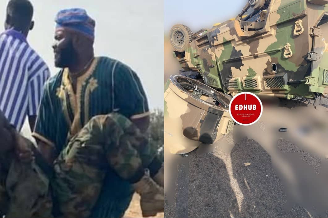 Tragic: Two Young Soldiers Die in Light Armored Vehicle Accident Near Zebilla, Northern Ghana