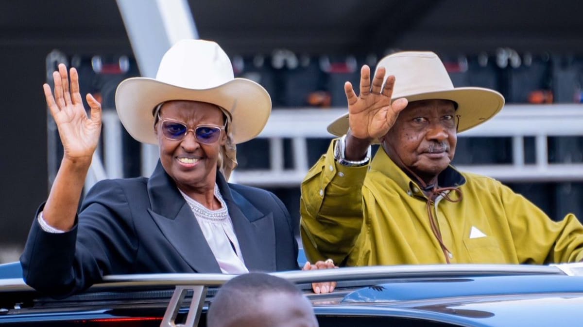 Museveni and Wife Ask Ugandans for Forgiveness After 39 Years in Power