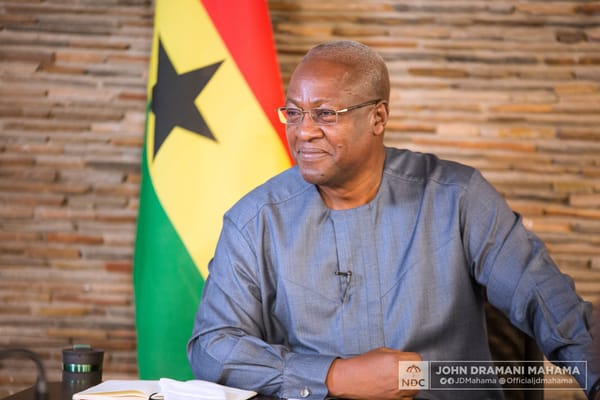 Mahama Pledges Fiscal Discipline: No Pressure on BoG to Print Money