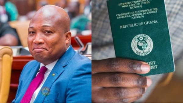 Ordinary Passport Booklet Price to Be Reduced to GH¢350 – Foreign Affairs Minister, Samuel Okudzeto Ablakwa.